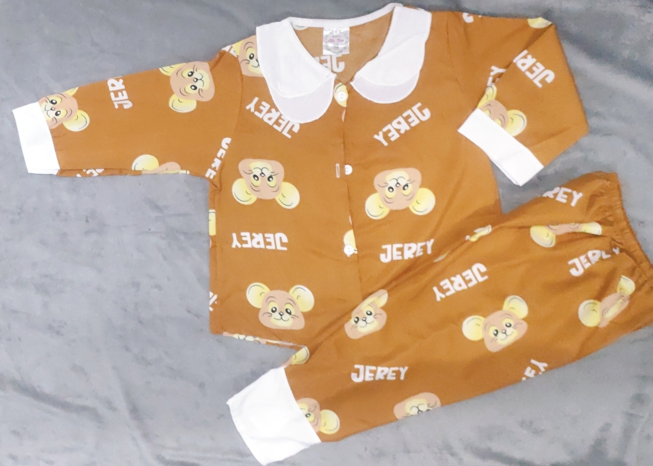 (3 bộ 3 màu  khác nhau) Combo 3 Bộ Tay Dài Cổ Sen Bé (6-10kg)