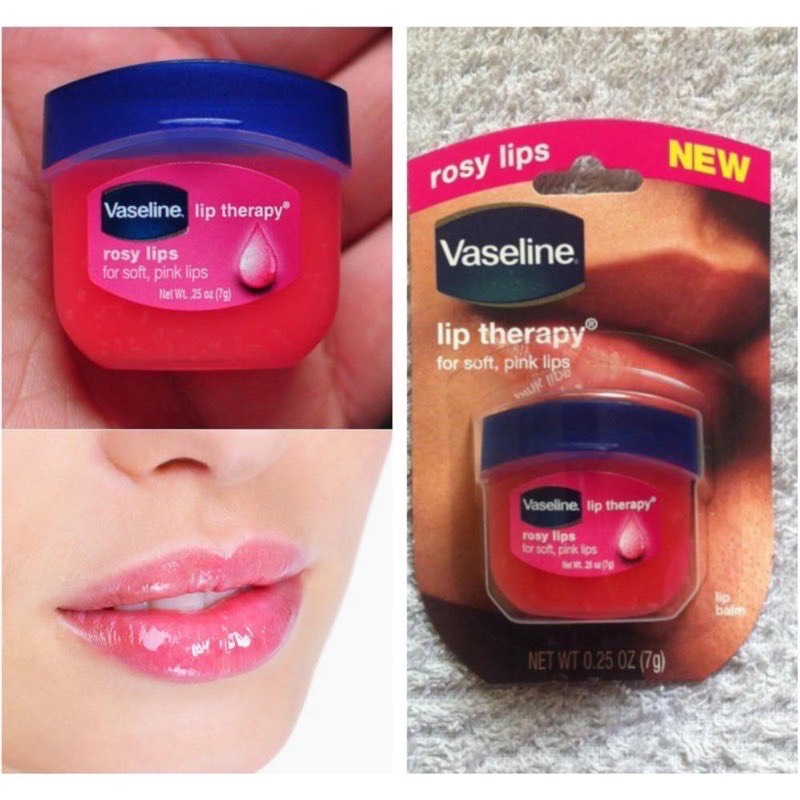 Hũ dưỡng môi Vasaline làm hồng môi