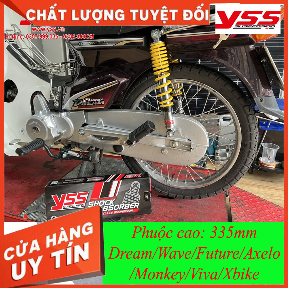 [HCM]Phuộc  YSS Nice U Box 335 Wave Future Dream Xbike Blade Axelo Viva