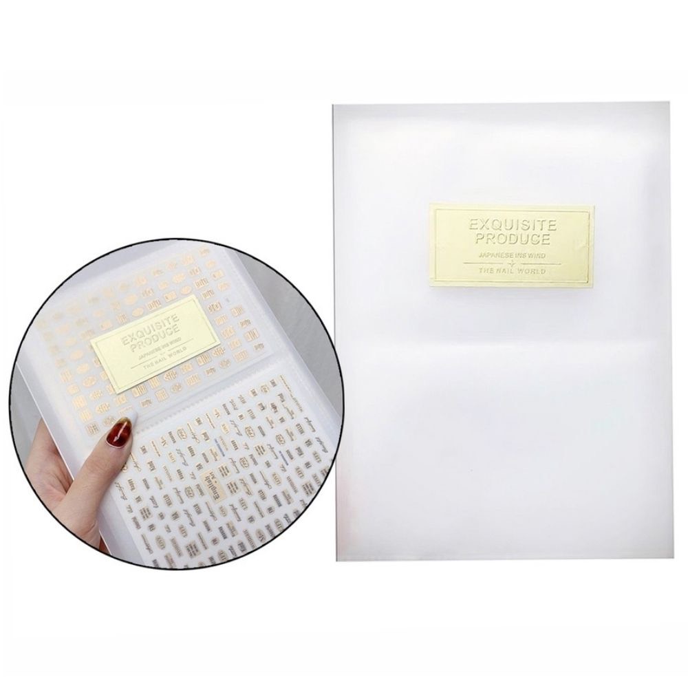 Sổ Đựng Sticker Dán Móng Trong Suốt - TGN937