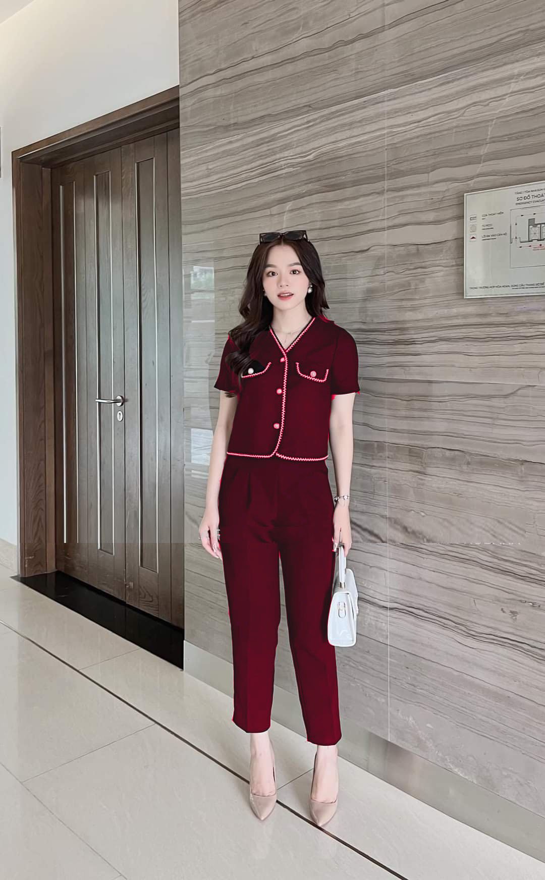 Set bộ lửng 9 tất mặc nhà mùa hè