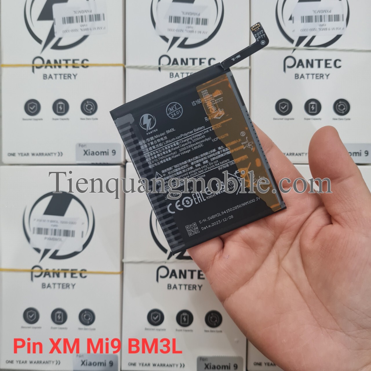 Pin Xiaomi Mi9 BM3L 3200-3300 mAh