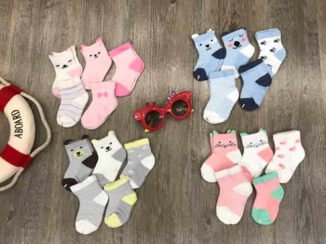 Sét 5 đôi tất lưới cao cổ cho bé ( LOẠI CAO CỔ)