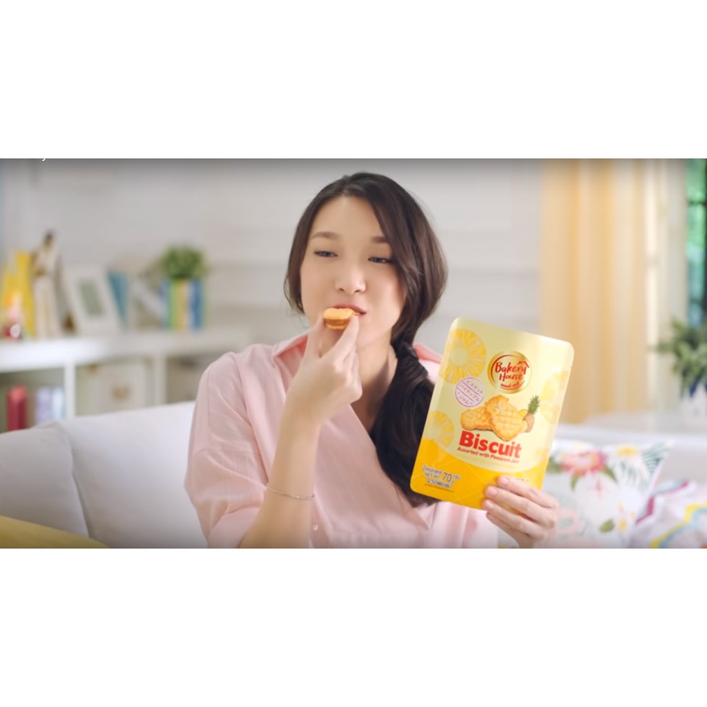 Combo 2 Gói Bánh Quy Nhân Mứt Dứa Bakery House 70g