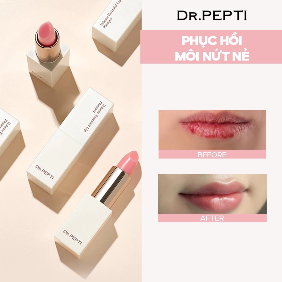 Son Dưỡng Môi Căng Mọng Dr Pepti Volume Essential Lip Plumper 3.3g