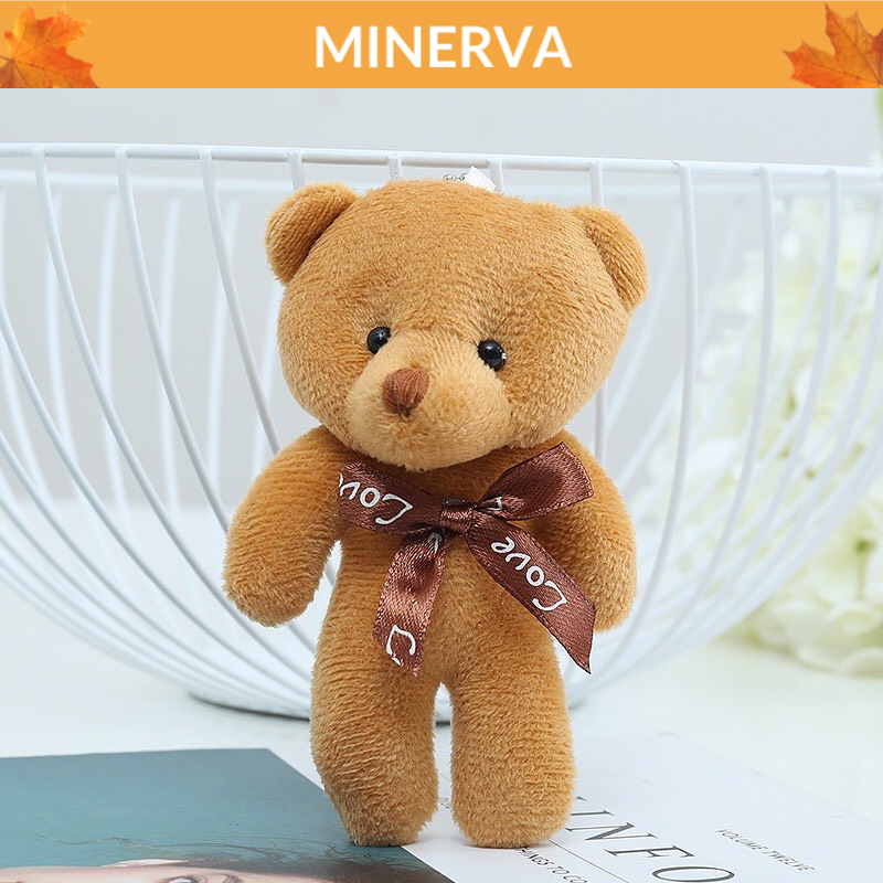 Móc khóa hình gấu Teddy bằng cotton