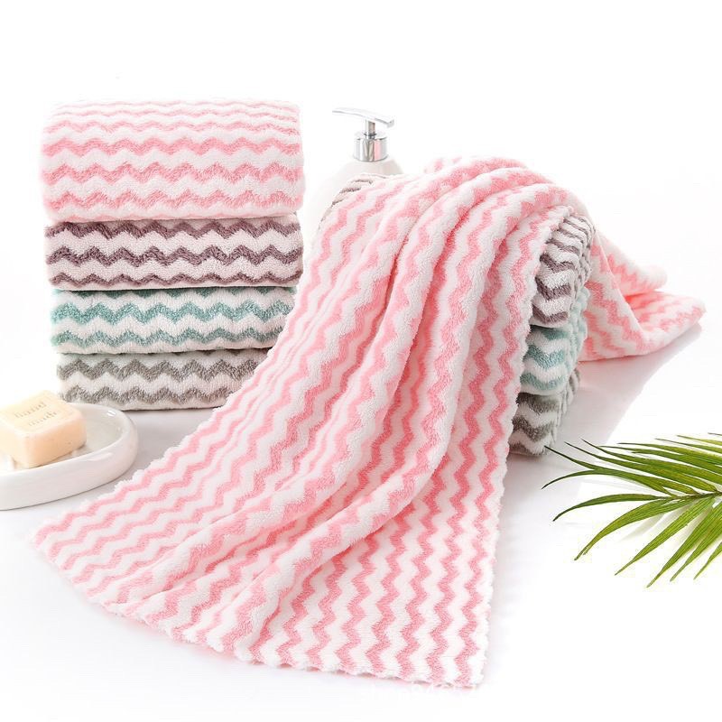 Khăn mặt  kẻ sọc hàn quốc 30*50cm