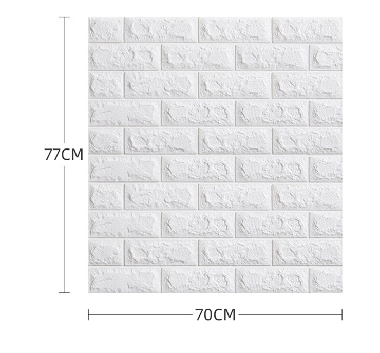 Miếng xốp dán tường giả gạch 3D 70x77