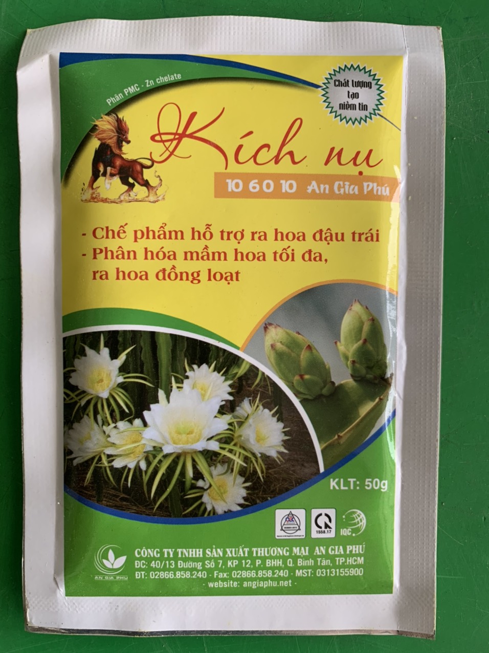 10-60-10 KÍCH RA HOA THANH LONG - DÙNG TRONG KHI CHẠY ĐÈN