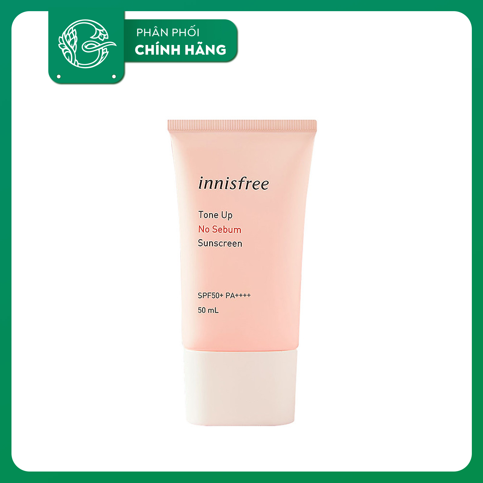 Kem Chống Nắng Innisfree 50Ml Màu Hồng - Nâng Tone Kiềm Dầuche Phủ Lỗ Chân Lông - Kho Sỉ Huy Nhi