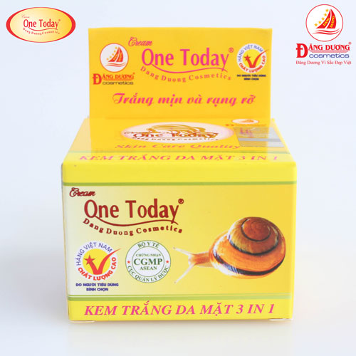 ONE TODAY - KEM TRẮNG DA MẶT 3IN1 - 5g