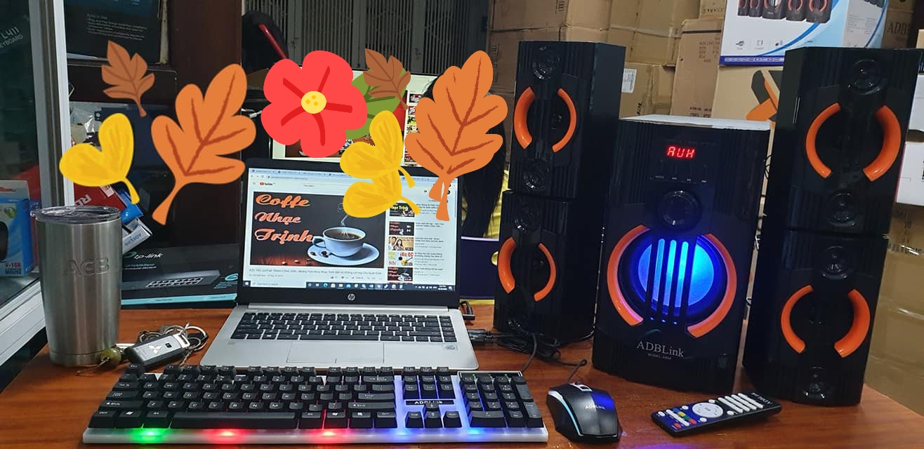 Loa Vi Tính 4.1 ADBLink A504 ( Bluetooth - FM , Thẻ Nhớ , Usb )