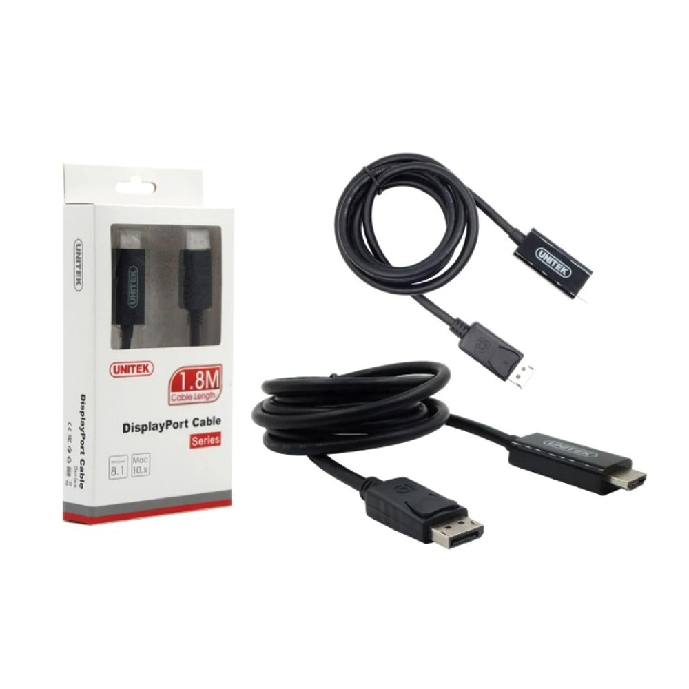 Cable DisplayPort-HDMI UniTek (Y 5118ca)-warranty 12 months