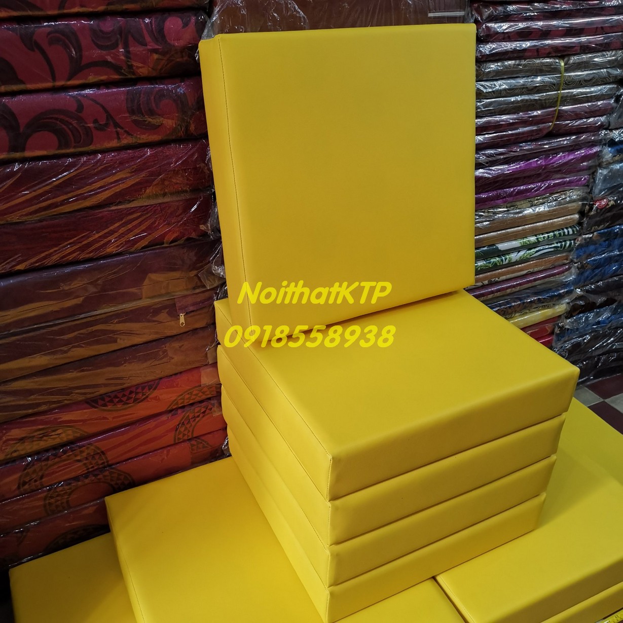 nệm ngồi KTP 
dày 10cm simili cao cấp