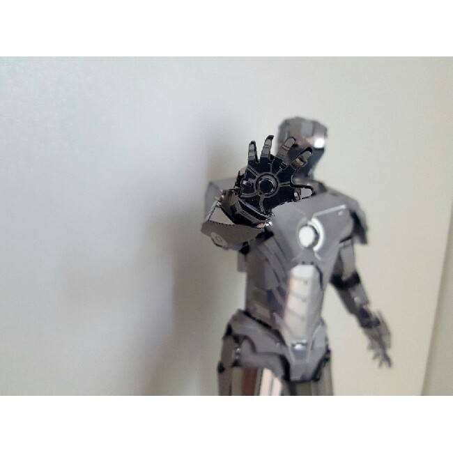 Mô hình 3D kim loại lắp ráp Iron Man Bạc [Chưa lắp]