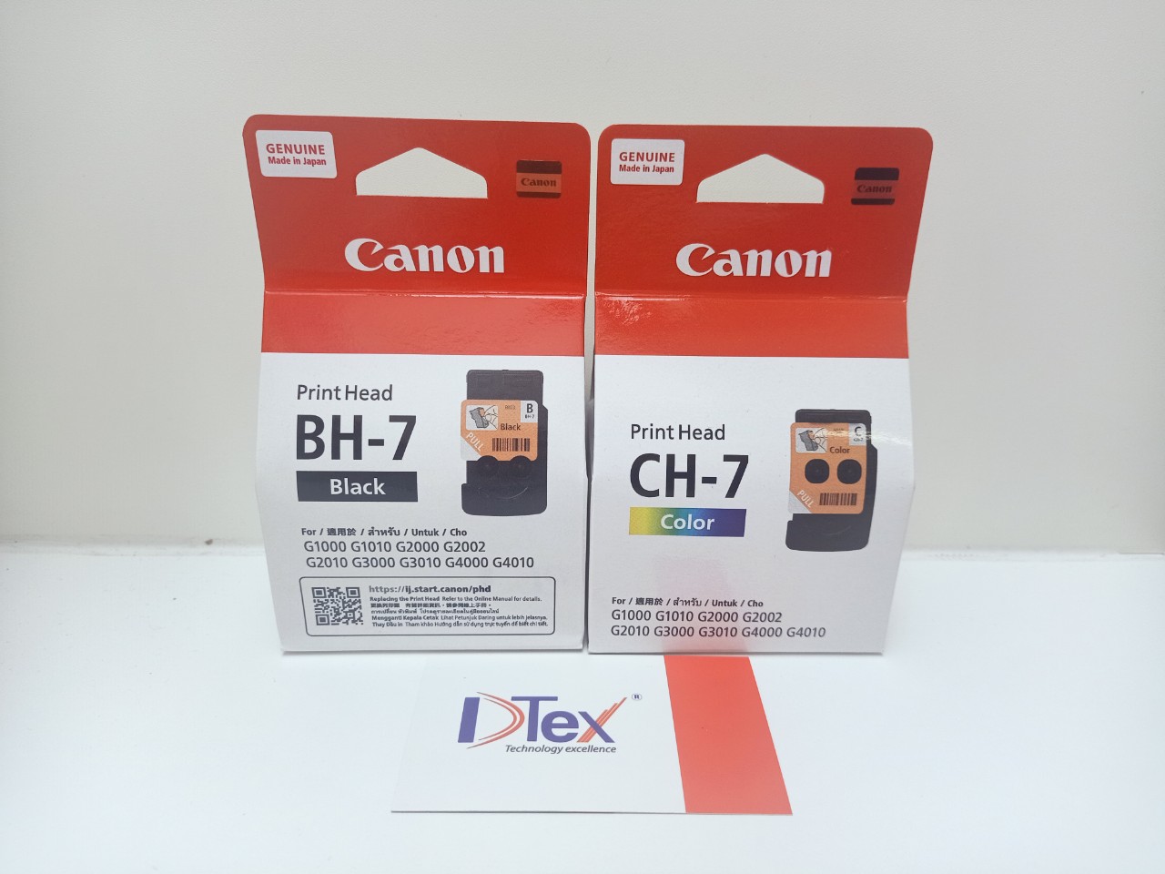 Combo Đầu Phun Canon BH-7 Đen, Canon CH-7 Màu