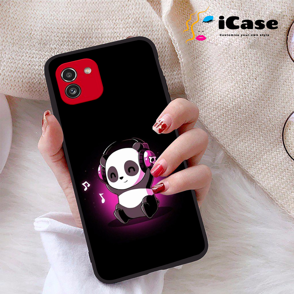 Ốp lưng Samsung Galaxy A03 viền dẻo TPU BST Panda