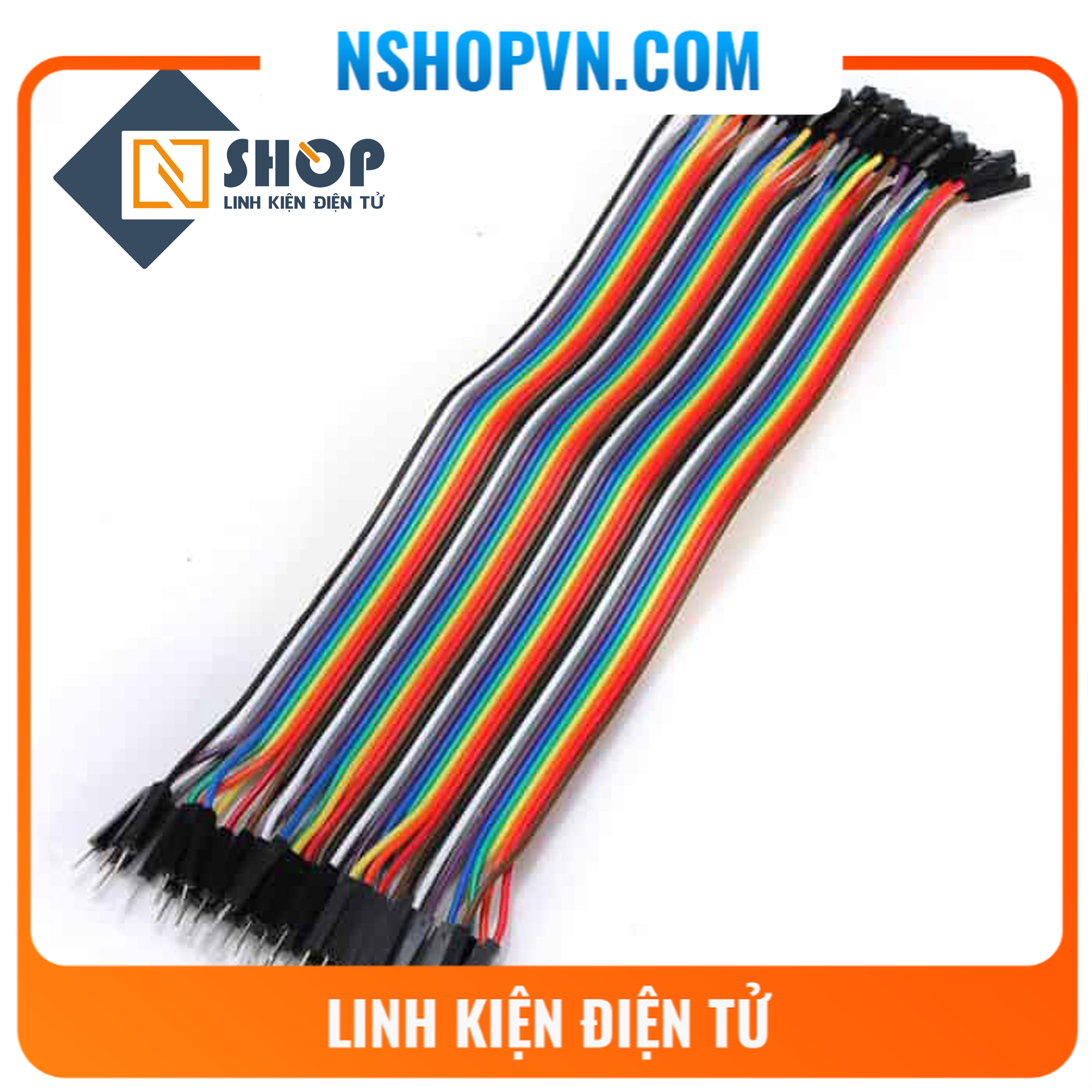 Dây Cắm Test Board Đực Cái 20cm ( 40 sợi )