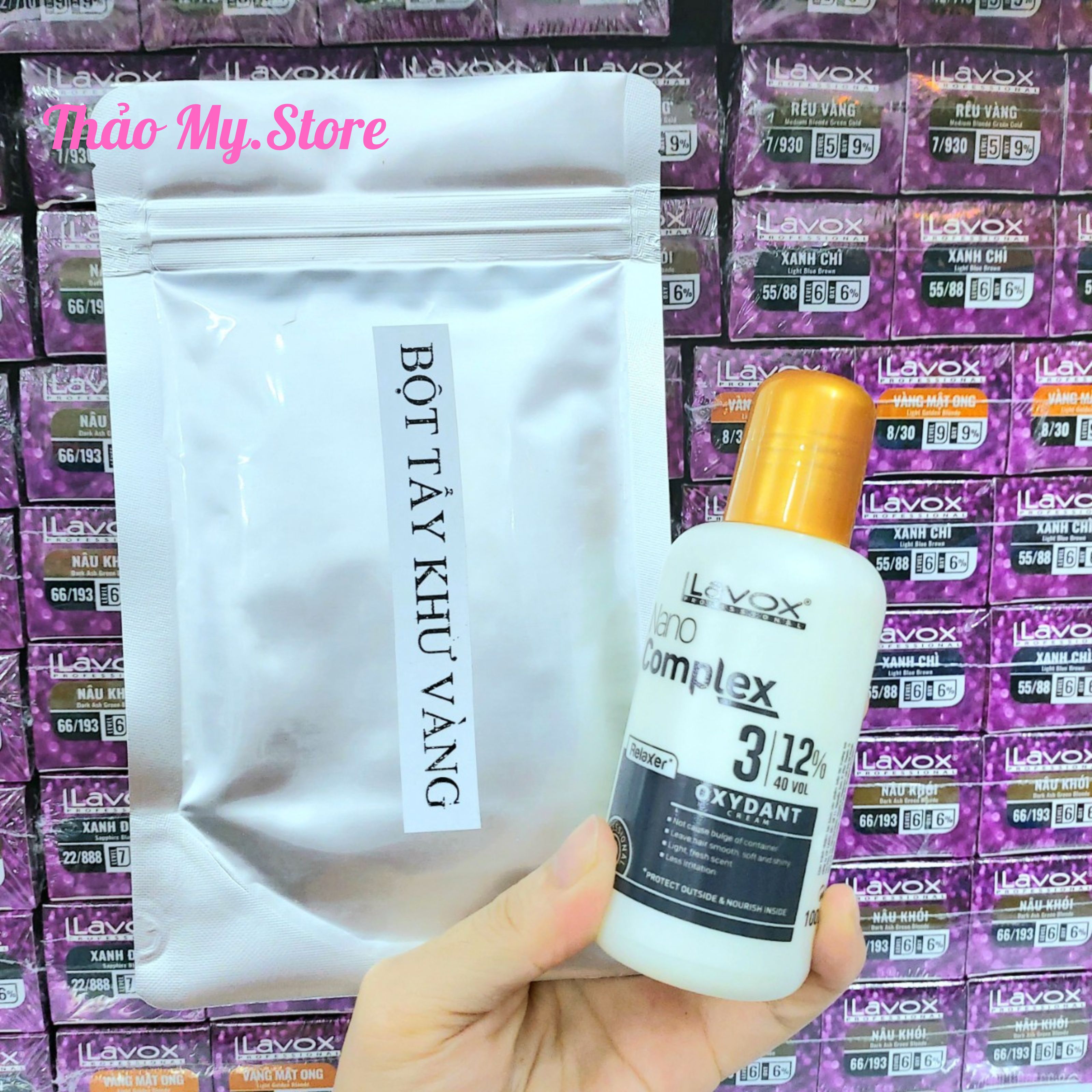 Bột Tẩy Tóc Cao Cấp Collagen 100g - Hỗ Trợ Nhuộm Tóc