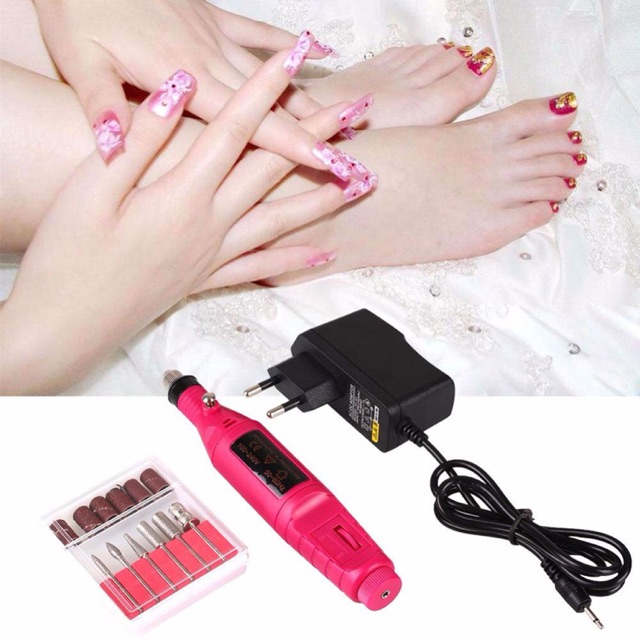 Máy mài nail yq100 mini, phá sơn gel nhanh chóng tiện lợi - máy mài giũa đánh bóng móng tay móng chân chuyên dụng.