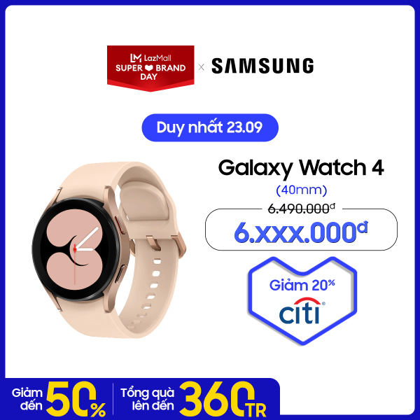 Đồng hồ thông minh Samsung Watch 4 40mm - Hàng chính hãng