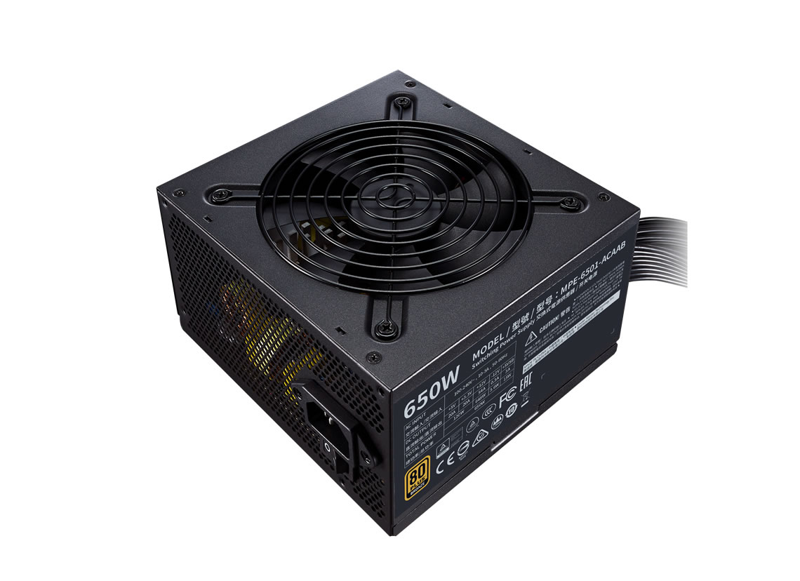 Nguồn máy tính Cooler Master MWE V2 230V 650 650W Plus Bronze (80 Plus Bronze/Màu Đen)