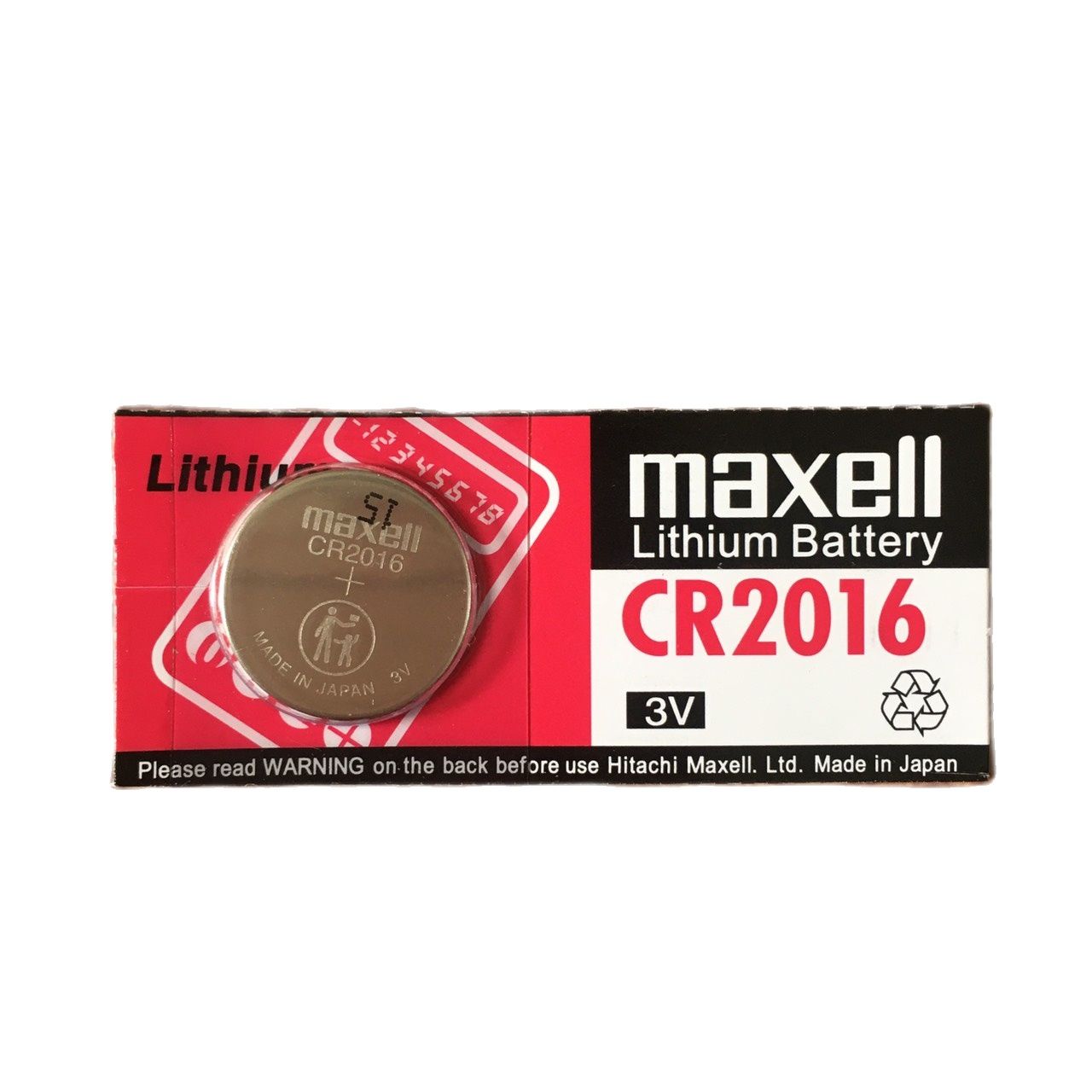 Pin CR2032 / CR2025 / CR2016 Maxell Nhật Bản 1 Viên 3V
