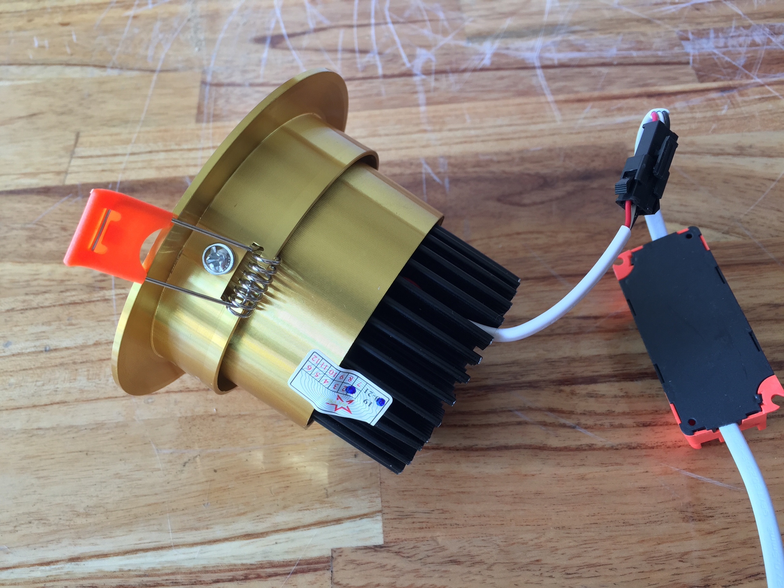 Đèn Led âm trần COB 3 màu - 7W