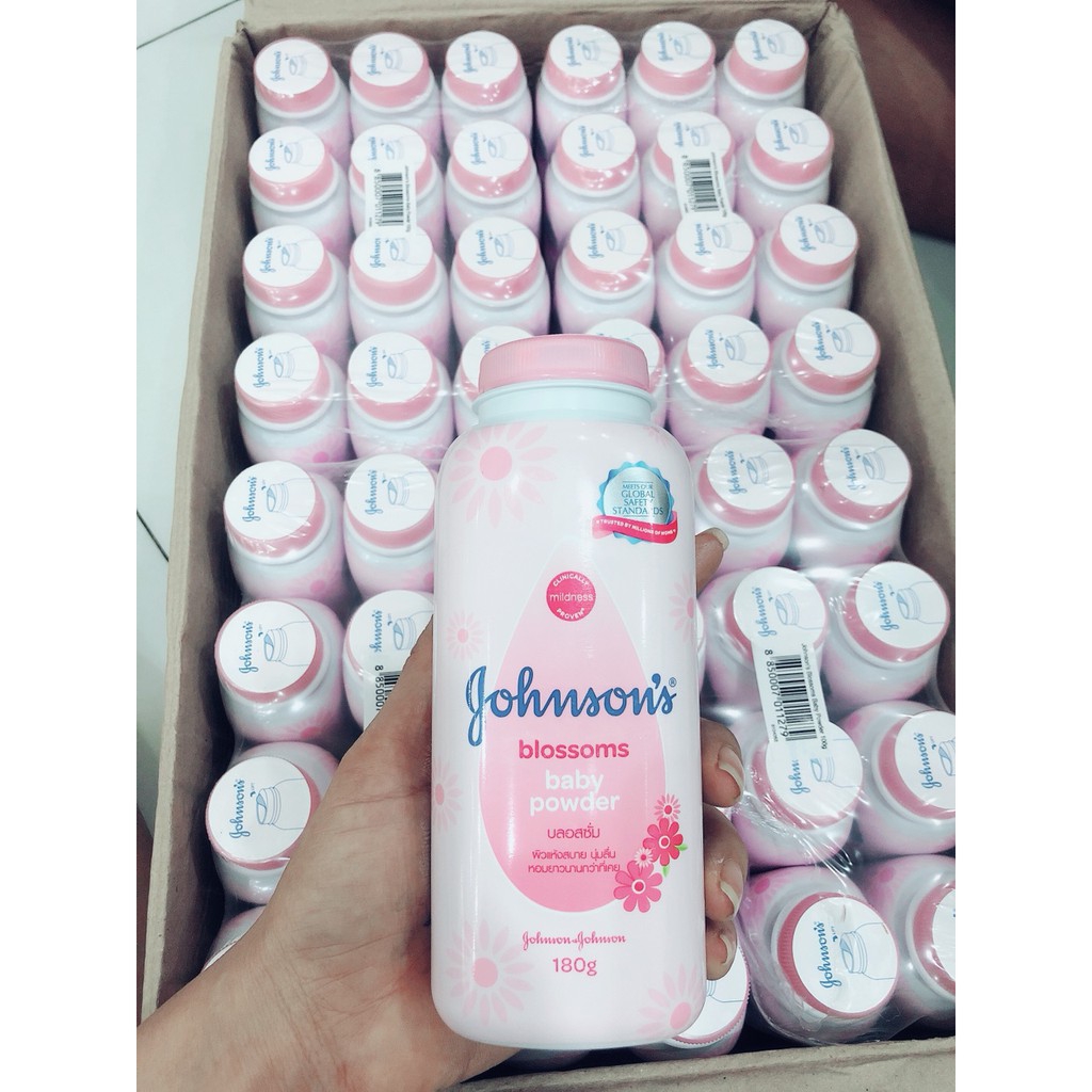 Phấn rôm Johnsons Baby Powder hương hoa cho bé