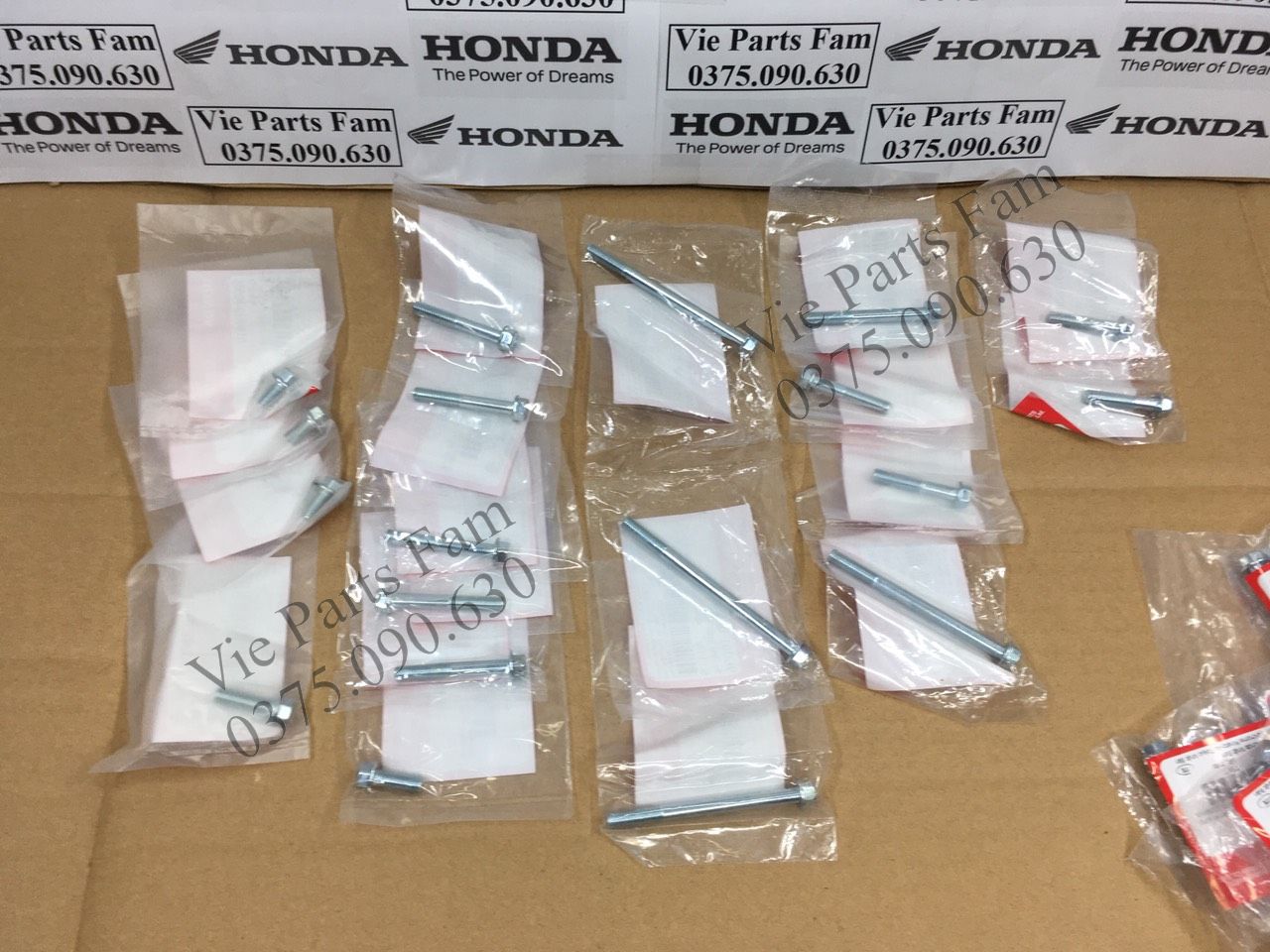 ỐC LỐC MÁY HONDA 6 LY DIN HONDA 100%