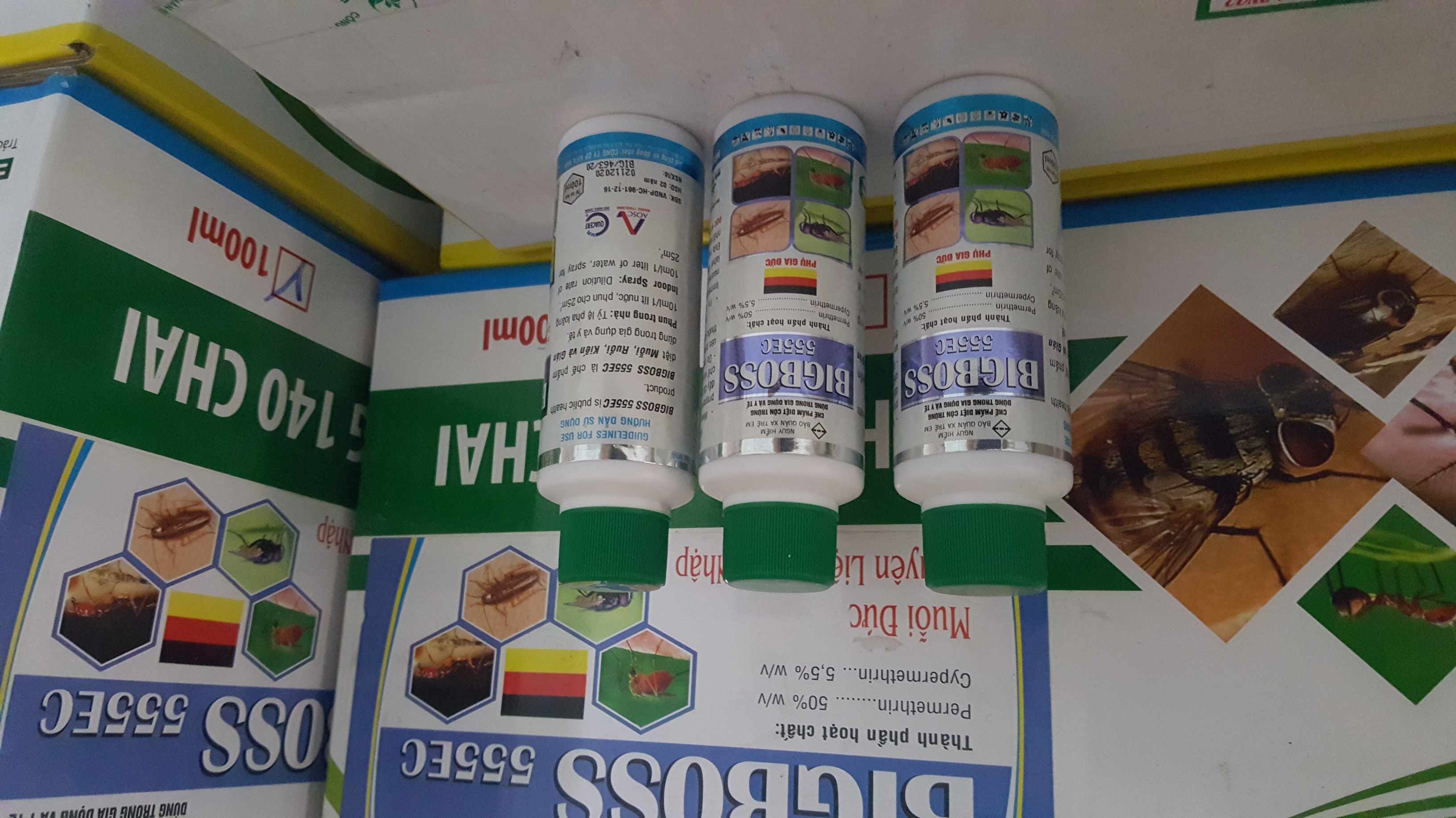 Thuốc diệt muỗi BIGBOSS 555EC (chai 100ml)
