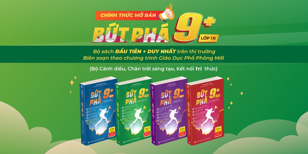 Sách Bứt phá 9+ môn Hóa học lớp 10 (theo chương trình GIÁO DỤC PHỔ THÔNG MỚI )  - NTbooks