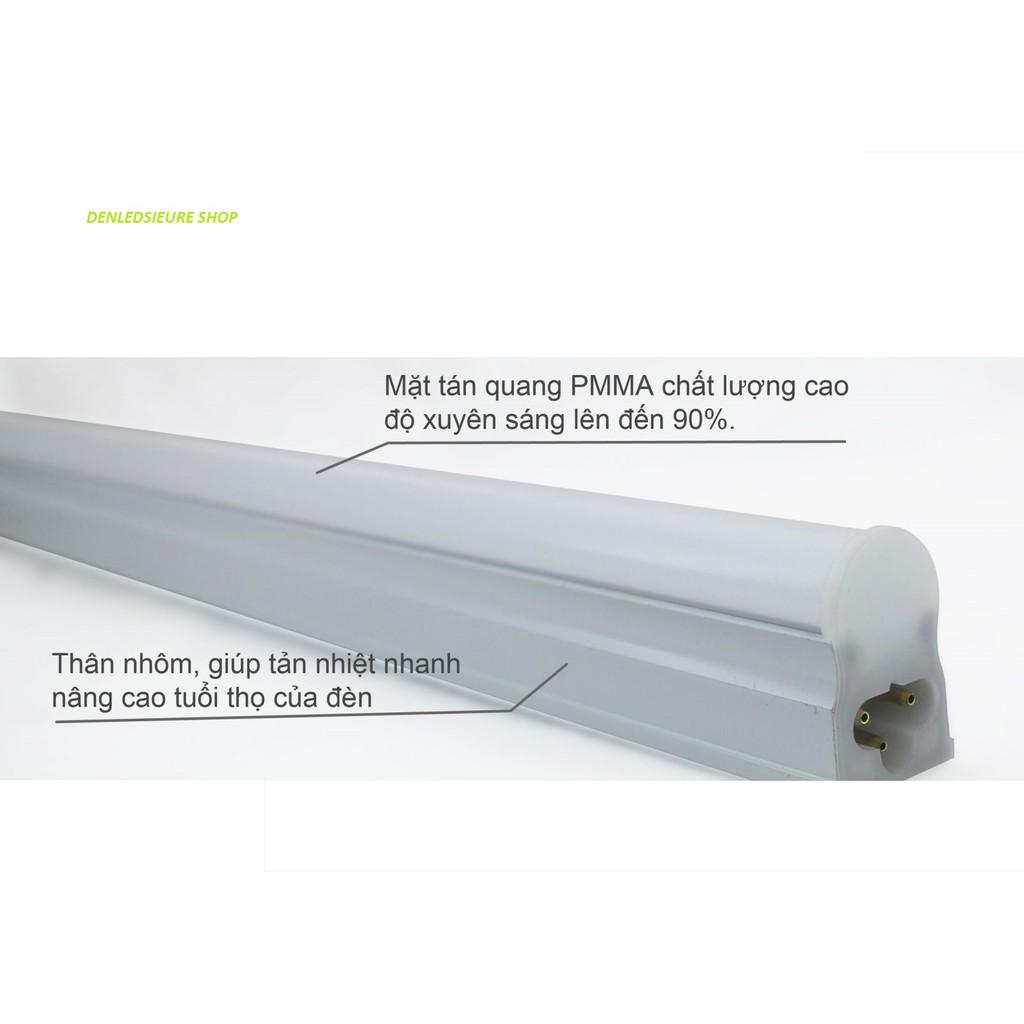 02 Bóng đèn tuýp led T5 hắt trần 0.3m liền máng