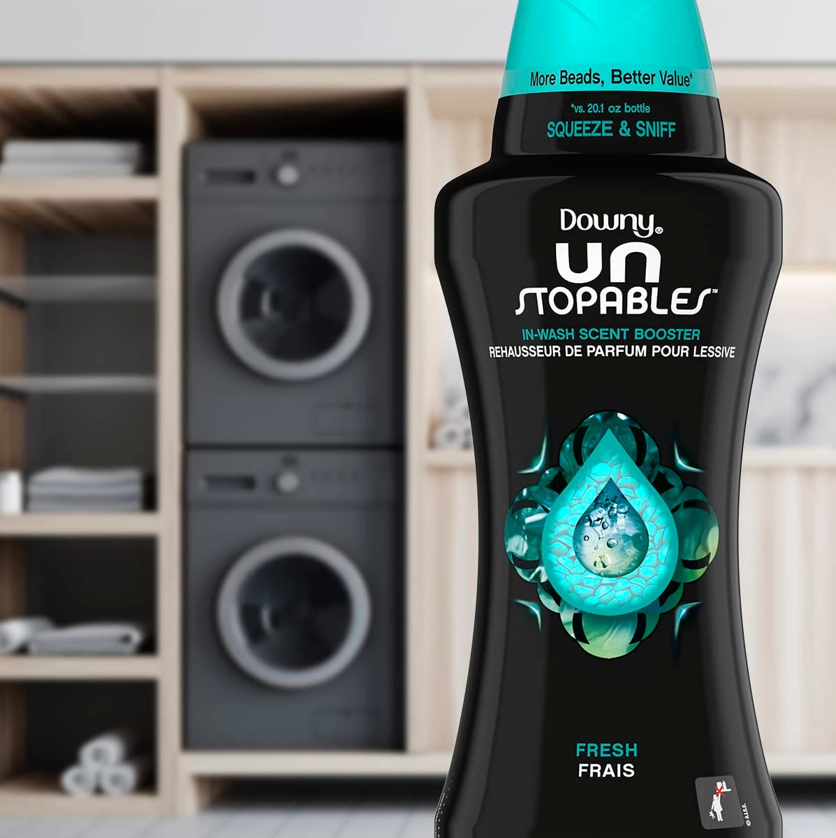 Viên xả vải Downy Unstopables Fresh 1.06kg