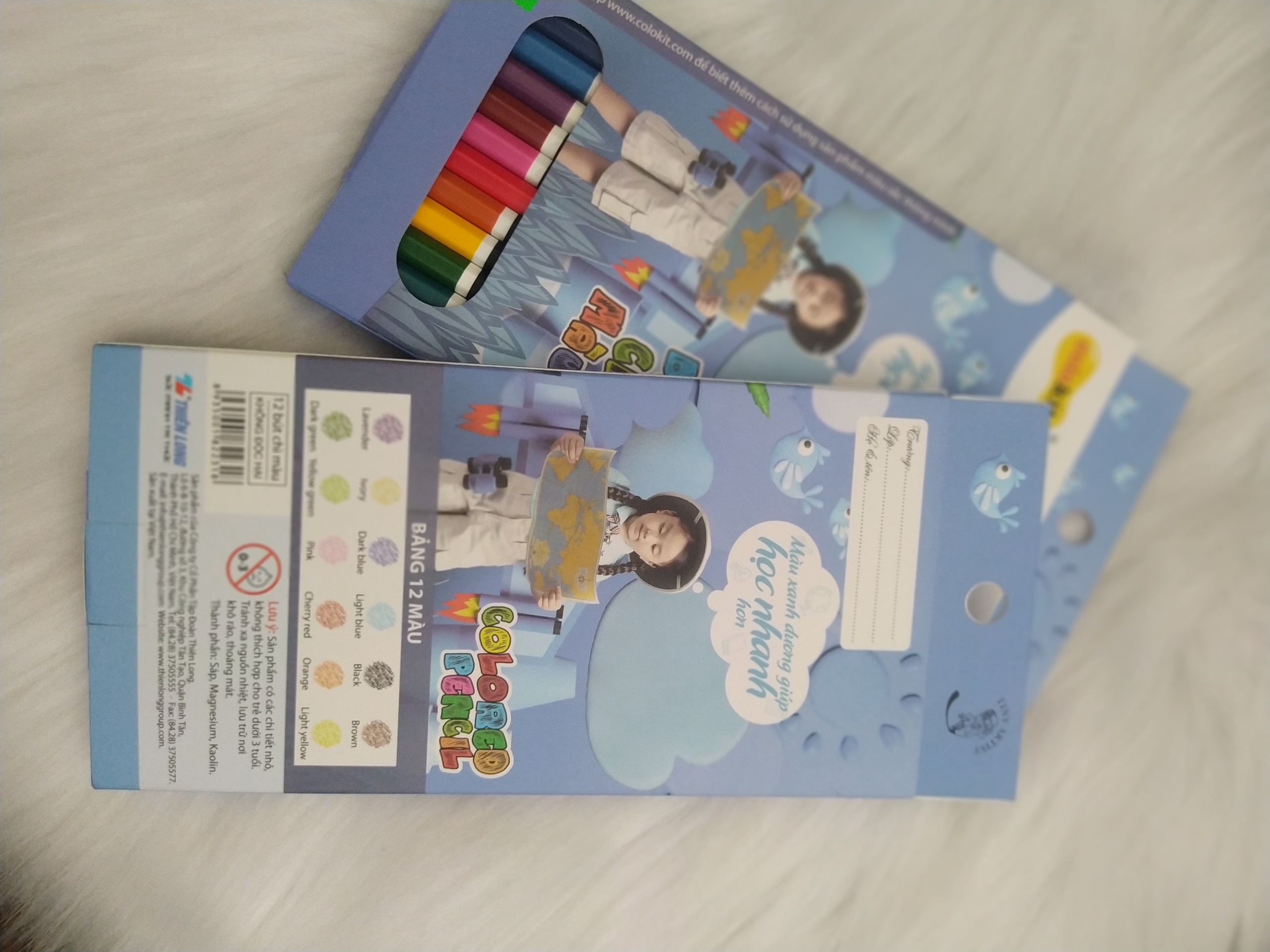 [Có sẵn] Bút chì màu COLORKIT (16 màu CPC-C08)