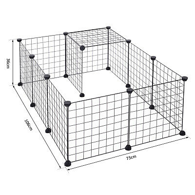 DIY PET IRON CAGE MULTIFUNCTION - SIZE 105x105x35cm