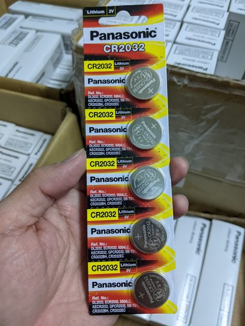 ❤️ vỉ 01 viên pin cr2032 panasonic 3v pin panasonic cr2032 cho đồng hồ xe đạp máy đo đường huyết tiểu đường pin cúc áo panasonic lithium cr2032