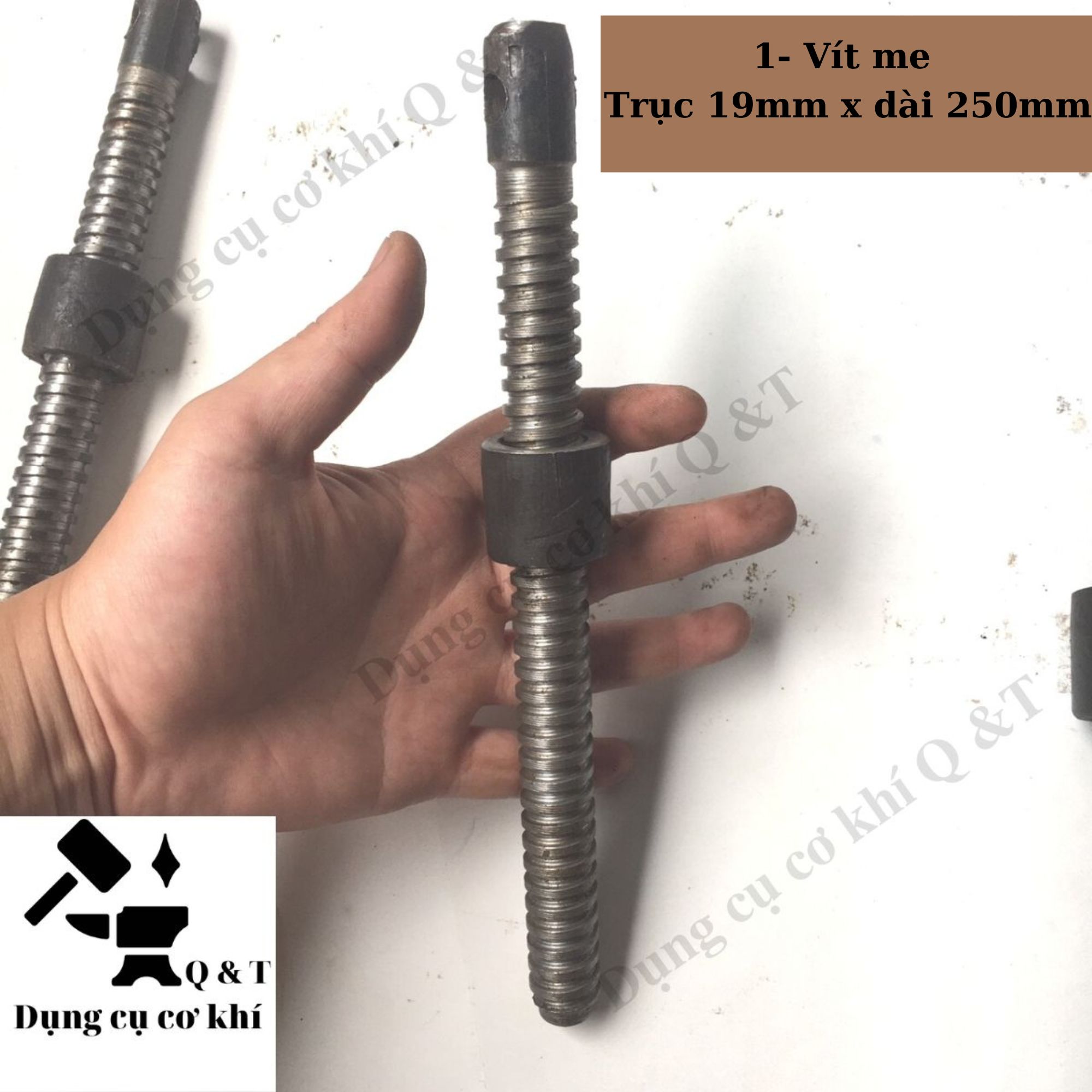 Vít me trục 19-21mm dài 200mm và 250mm ( có 1 đai ốc đi kèm )