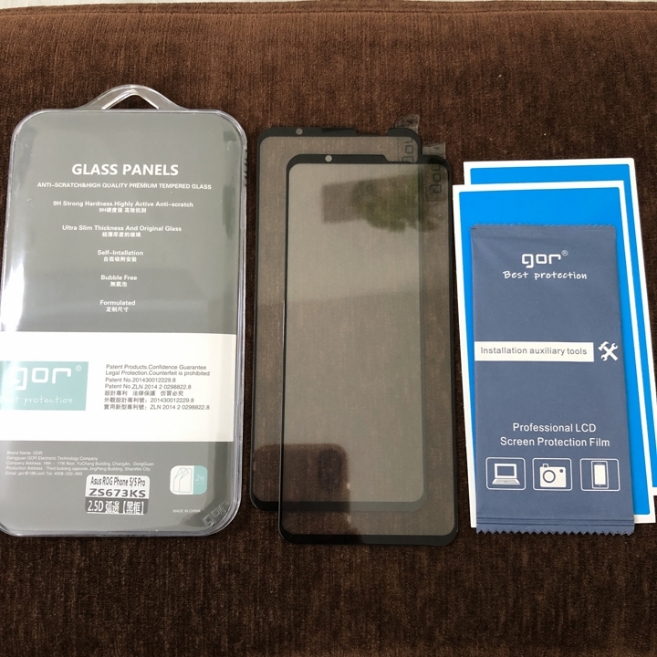 Cường lực full rog phone 5 - rog phone 5s - rog phone 6 - rog phone 6 pro - rog phone 7 loại tốt gor
