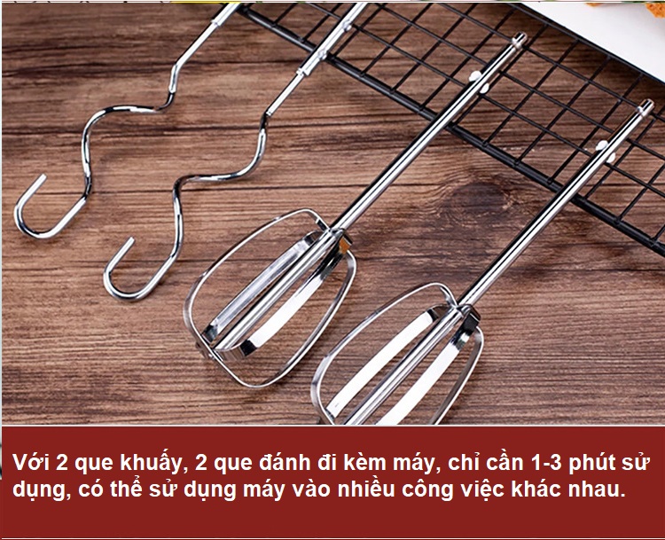 Máy đánh trứng cầm tay 7 tốc độ Scarlett 180W