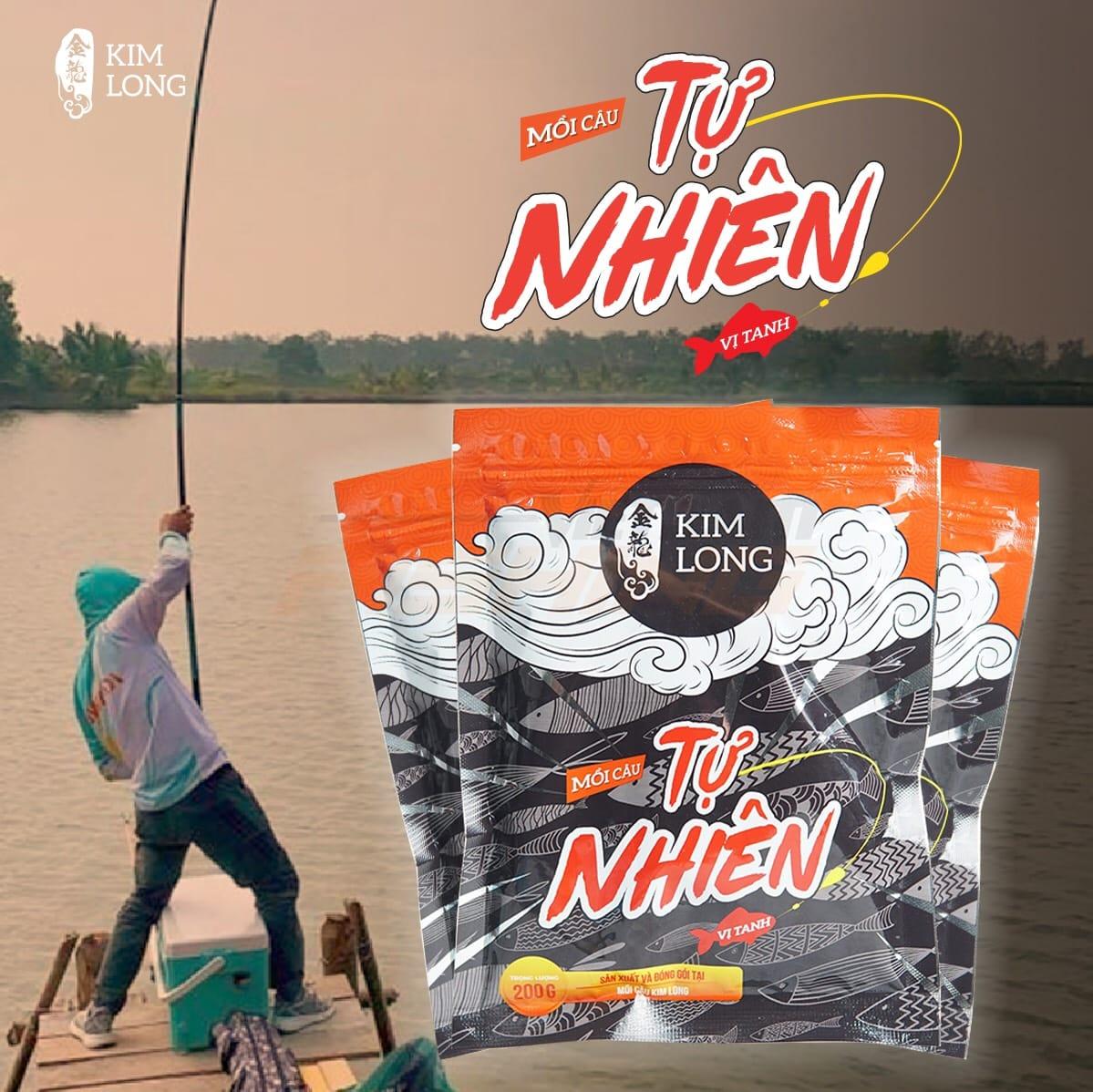 Mồi câu Kim Long tự nhiên