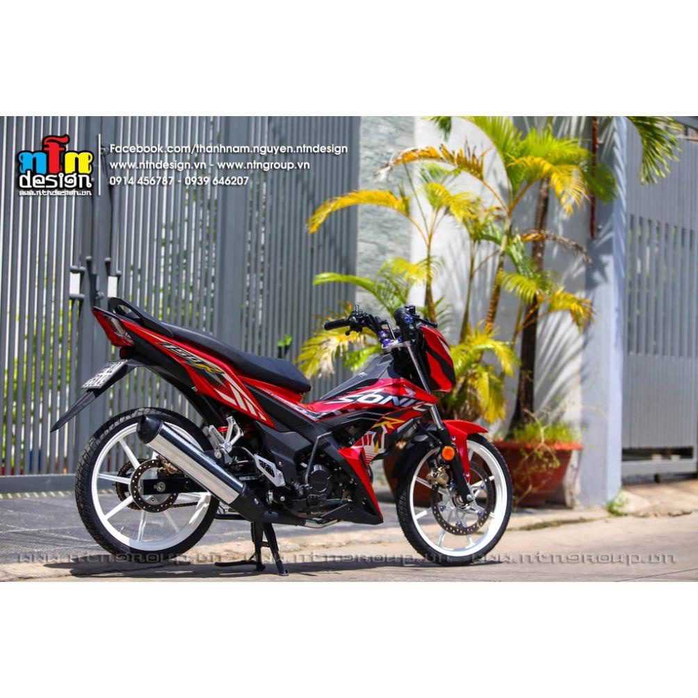 Tem Rời Dán Xe Sonic Mẫu Zin Cho Xe Đỏ