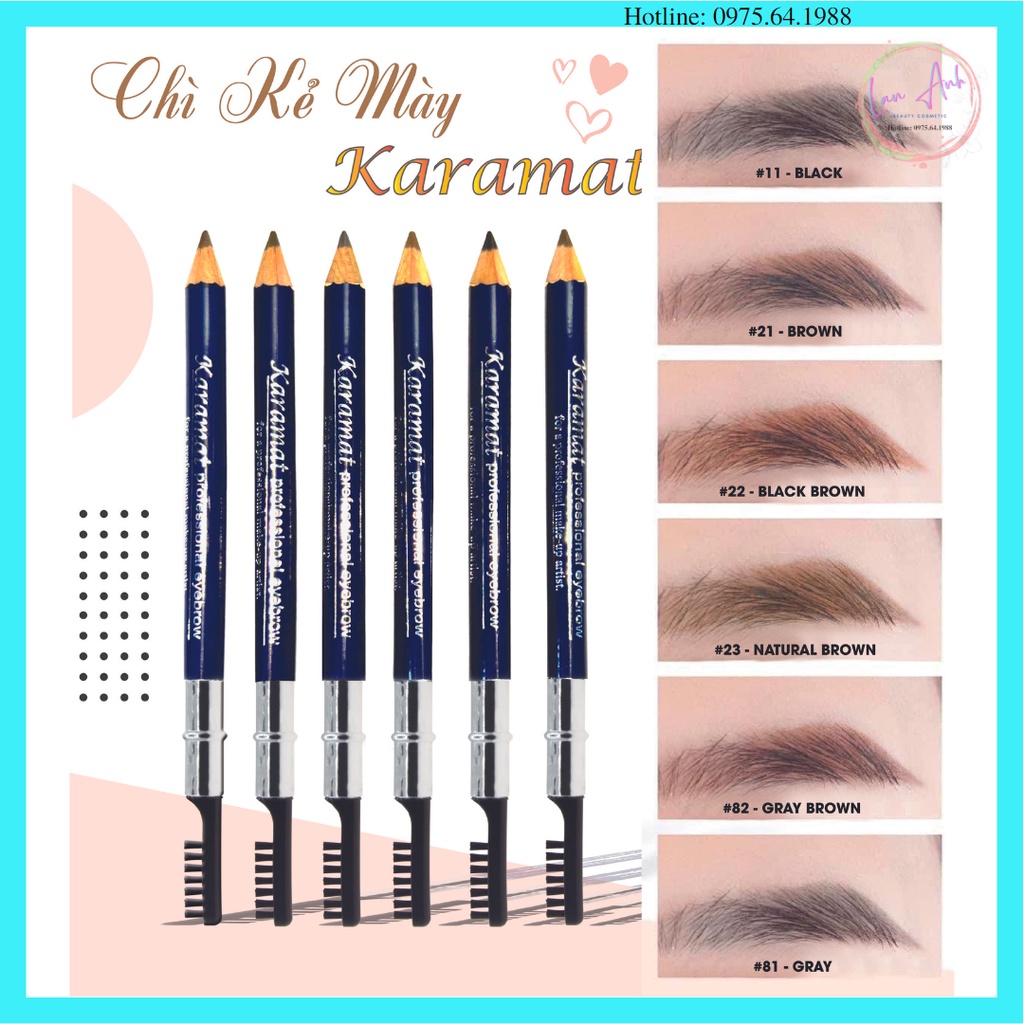 Bút Chì Kẻ Chân Mày Karamat Professional Eyeliner
