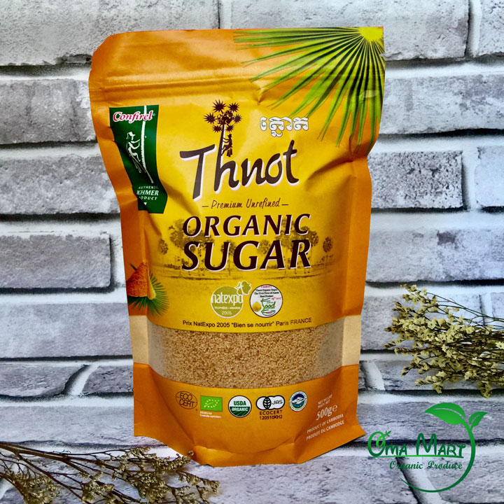 Đường Thốt Nốt Hữu Cơ Confirel 500g