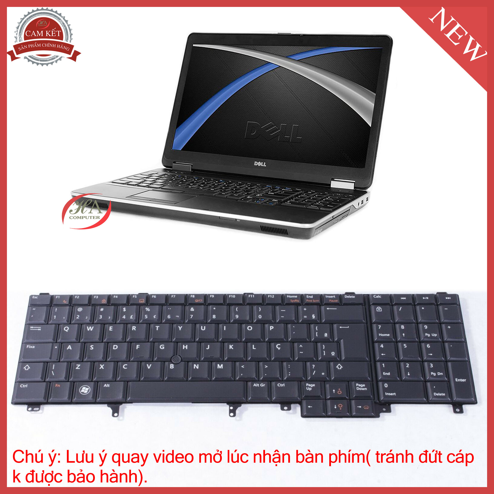 Keyboard Dell Latitude E6540