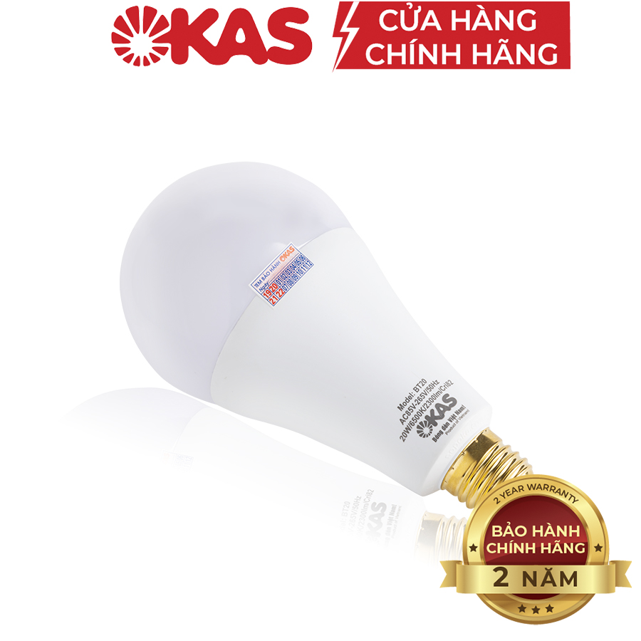 Bóng đèn LED BT OKAS ánh sáng trắng