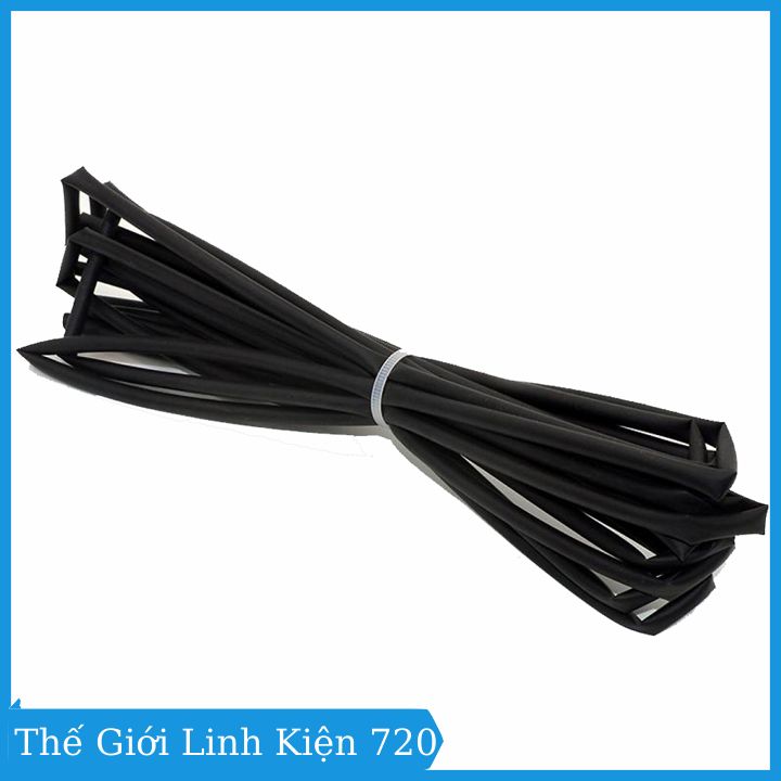 Bộ 10 ống gen co nhiệt cách điện, mỗi ống dài 1m ( đen )