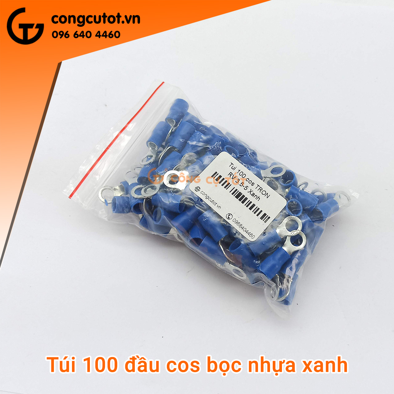 100 cái đầu cos tròn RV
