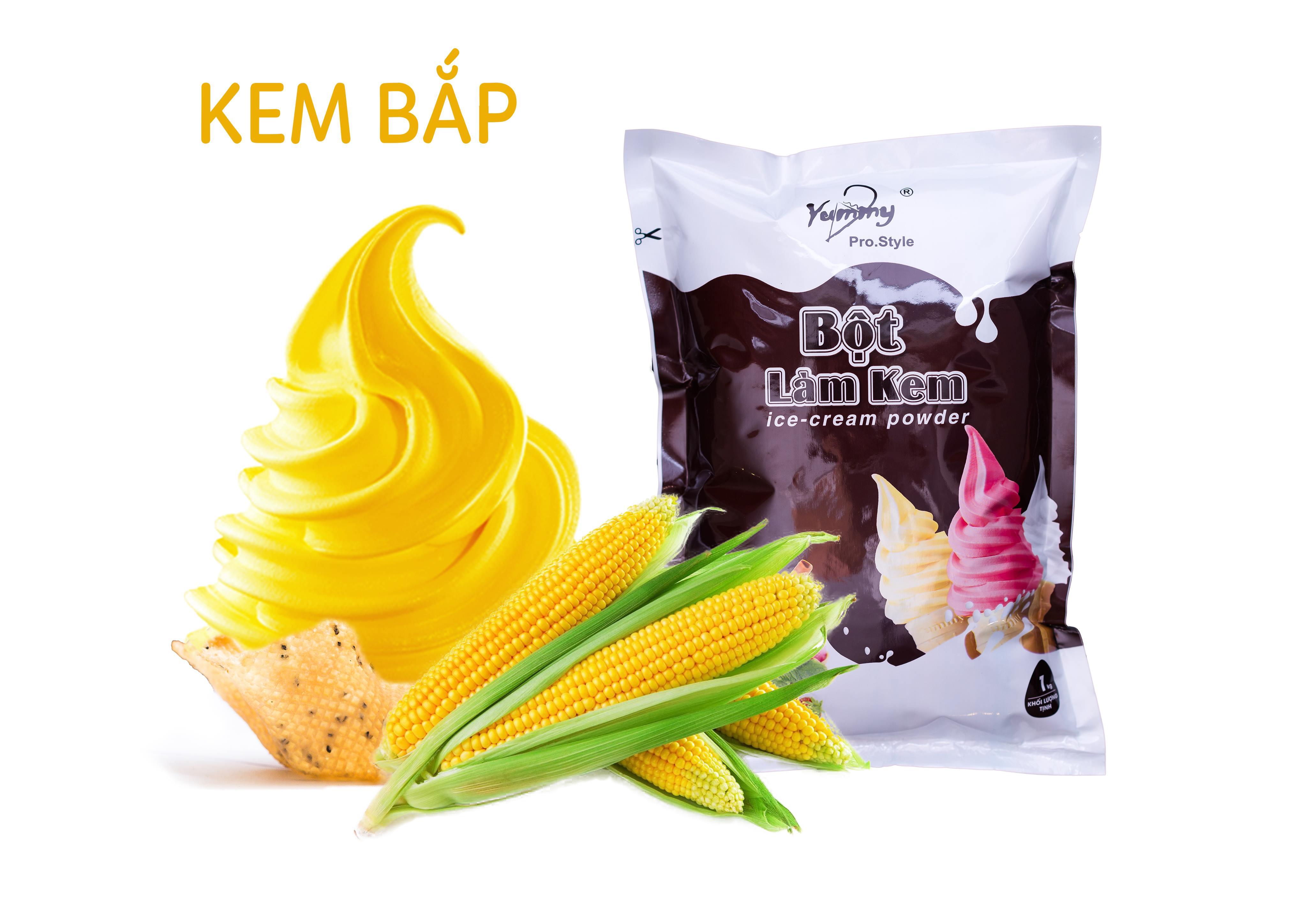 [HCM]Bột làm kem tươi hương bắp