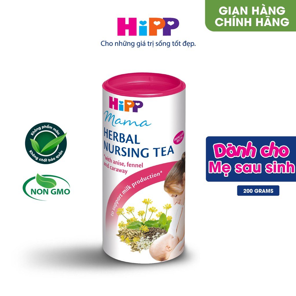 Trà cốm lợi sữa HiPP dành cho phụ nữ cho con bú 200g